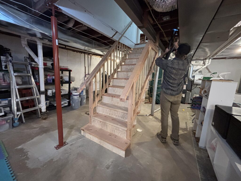 Basement Stair Replacement in Prairie Village