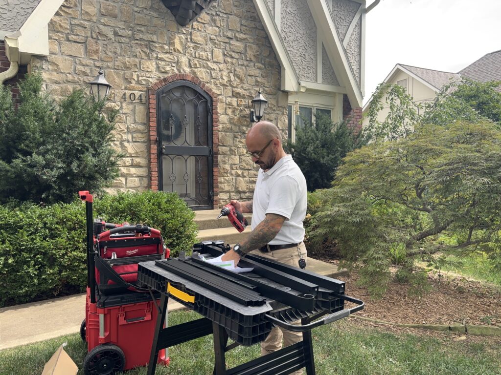 Handrail Installation in Kansas City — handrail for wife